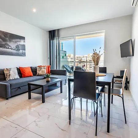 Scenic View 2br Flat In St Julian's Bay By Arco Collection