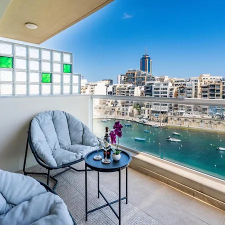 Scenic View 2br Flat In St Julian's Bay By Arco Collection * Saint Julian's