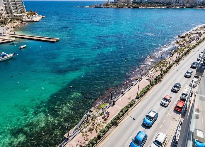 Scenic View 2br Flat In St Julian's Bay By Arco Collection * Saint Julian's