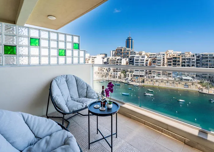 Scenic View 2br Flat In St Julian's Bay By Arco Collection * San Giuliano